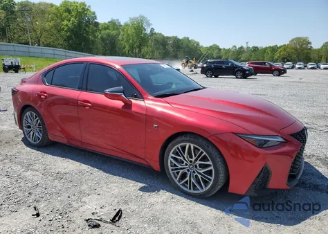 2022 Lexus Is 500 F Sport из США, поврежденный, VIN JTHAP1D29N5001996